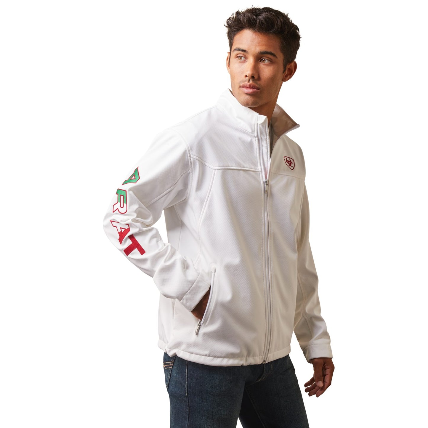 Ariat Men's Mexico Flag Team Softshell Jacket