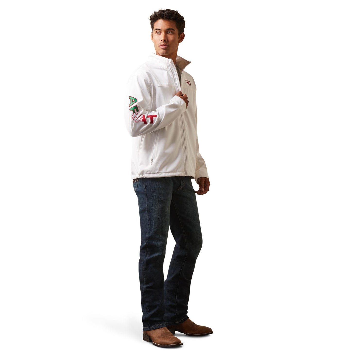 Ariat Men's Mexico Flag Team Softshell Jacket