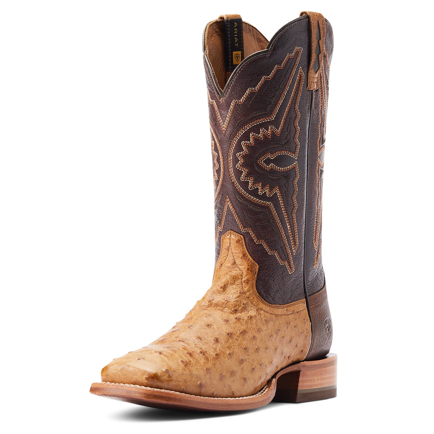 Ariat Men's Broncy Full Quill Ostrich Western Boot