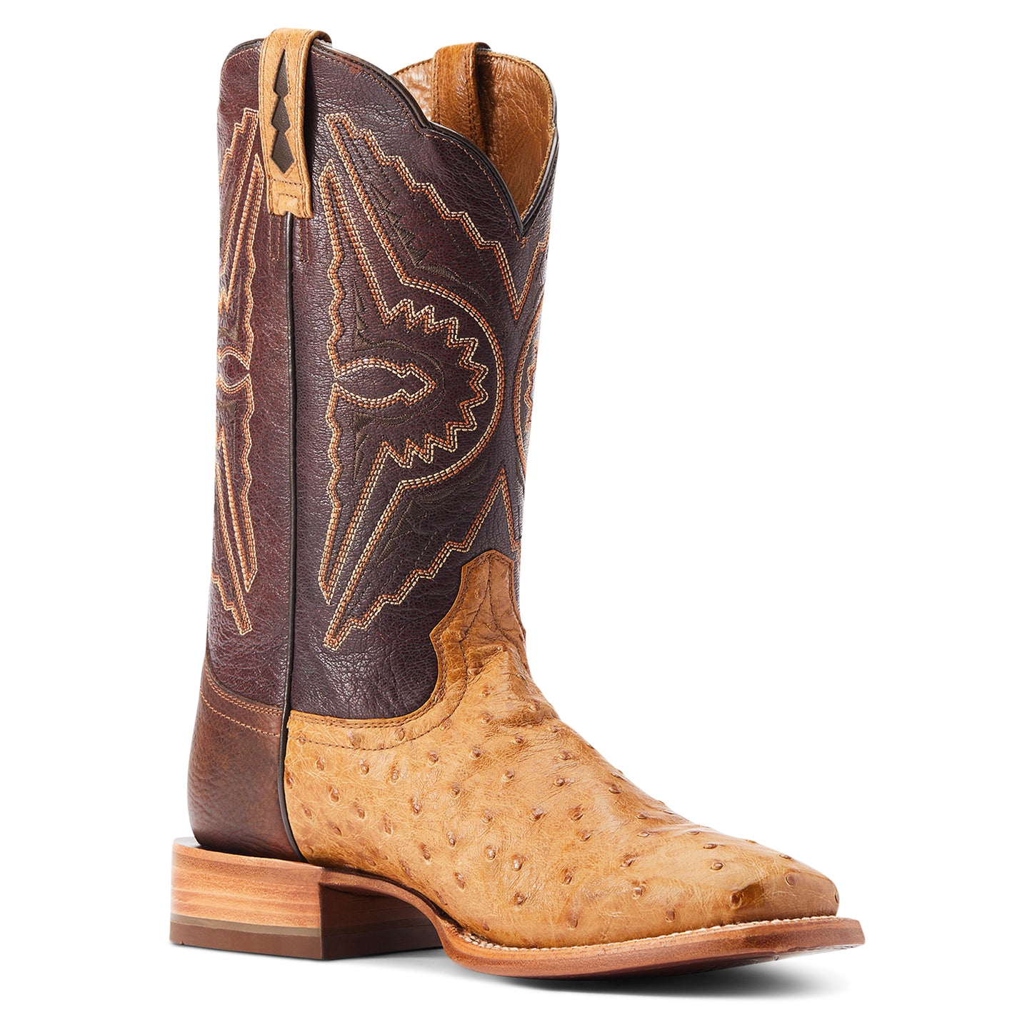Ariat Men's Broncy Full Quill Ostrich Western Boot