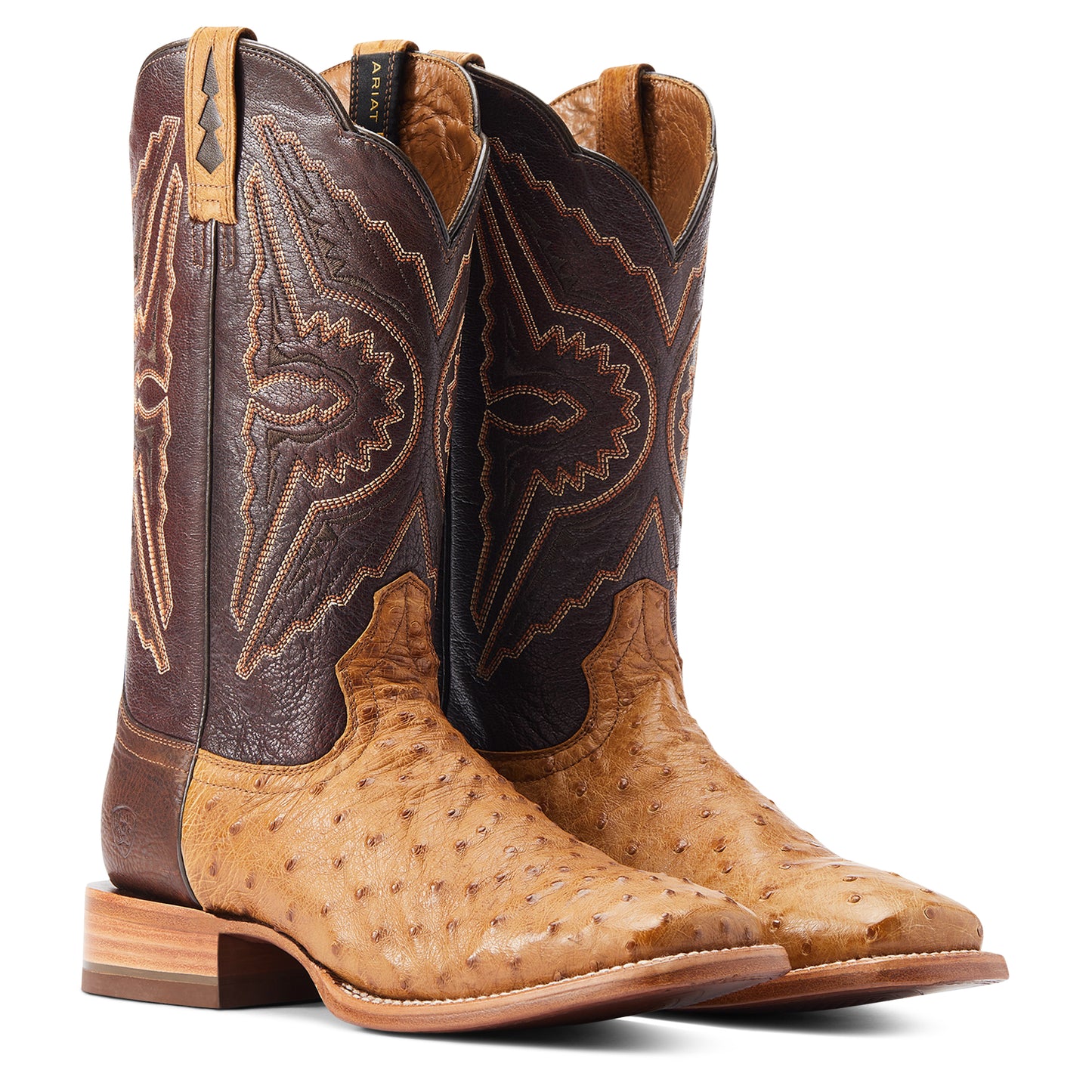 Ariat Men's Broncy Full Quill Ostrich Western Boot