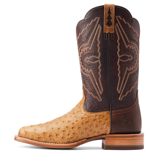 Ariat Men's Broncy Full Quill Ostrich Western Boot