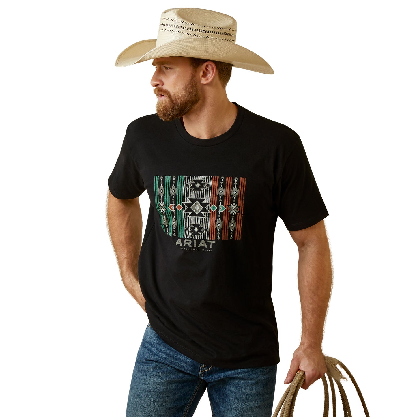 Ariat Chihuahua Flag Black T-Shirt