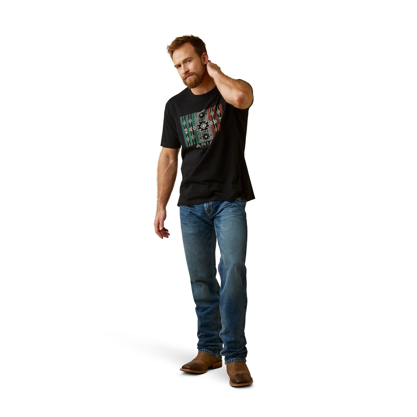 Ariat Chihuahua Flag Black T-Shirt