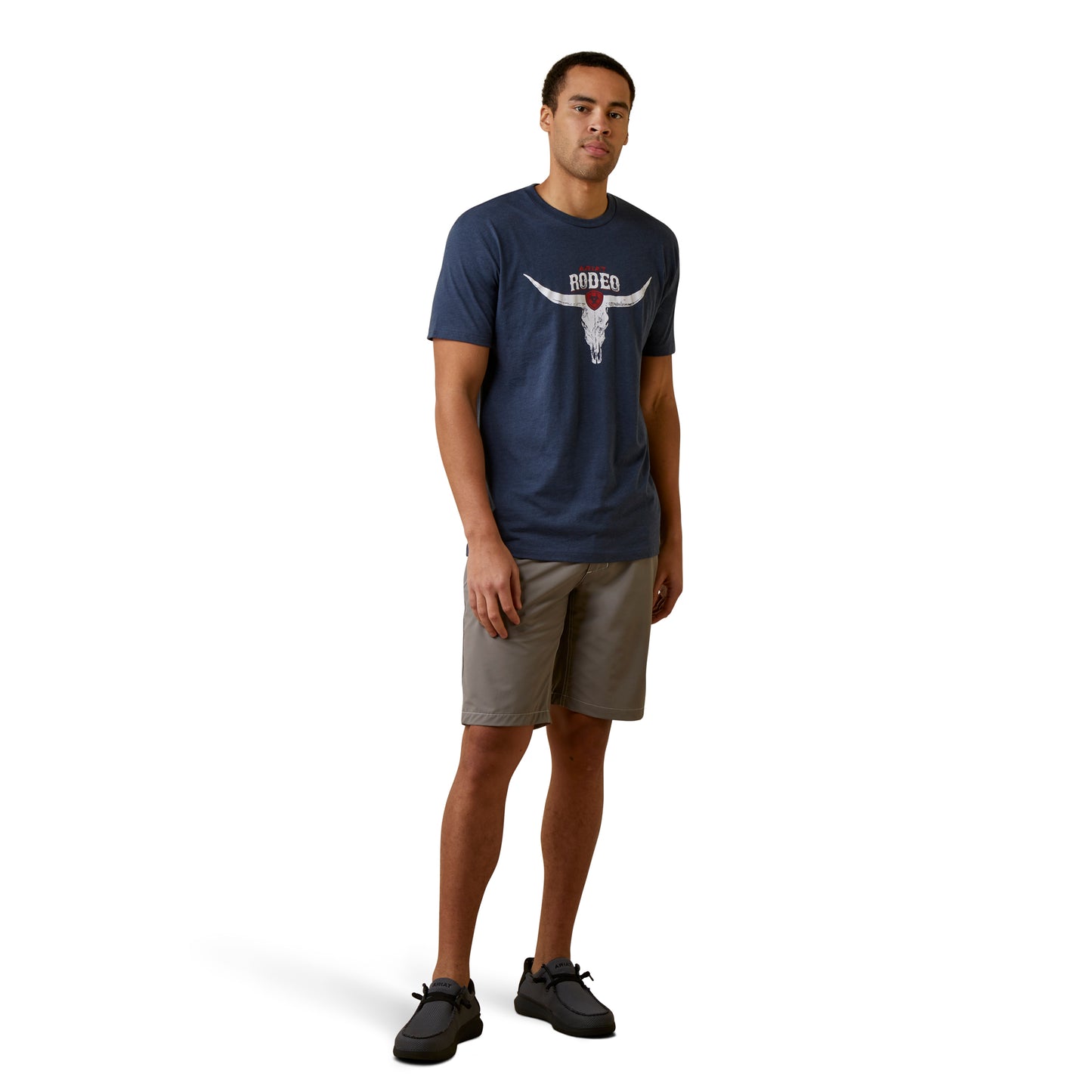 Ariat Rodeo Skull Navy T-Shirt