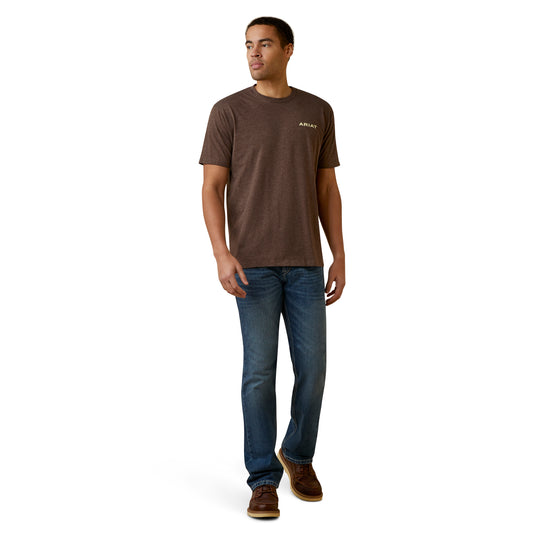 Ariat Retro Stripe Brown T-Shirt