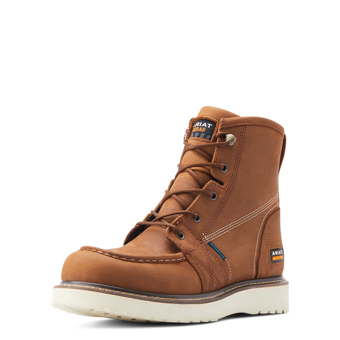 Ariat Men's Rebar Wedge Moc Toe 6" Waterproof Work Boot