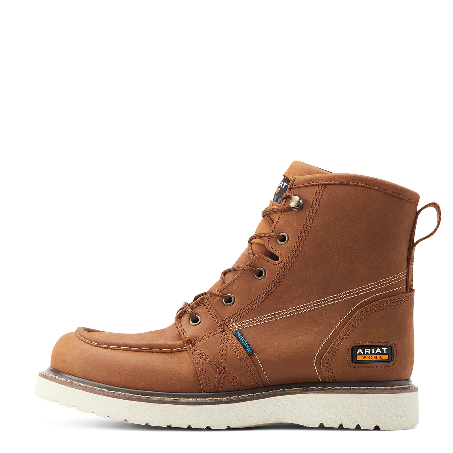 Ariat Men's Rebar Wedge Moc Toe 6" Waterproof Work Boot