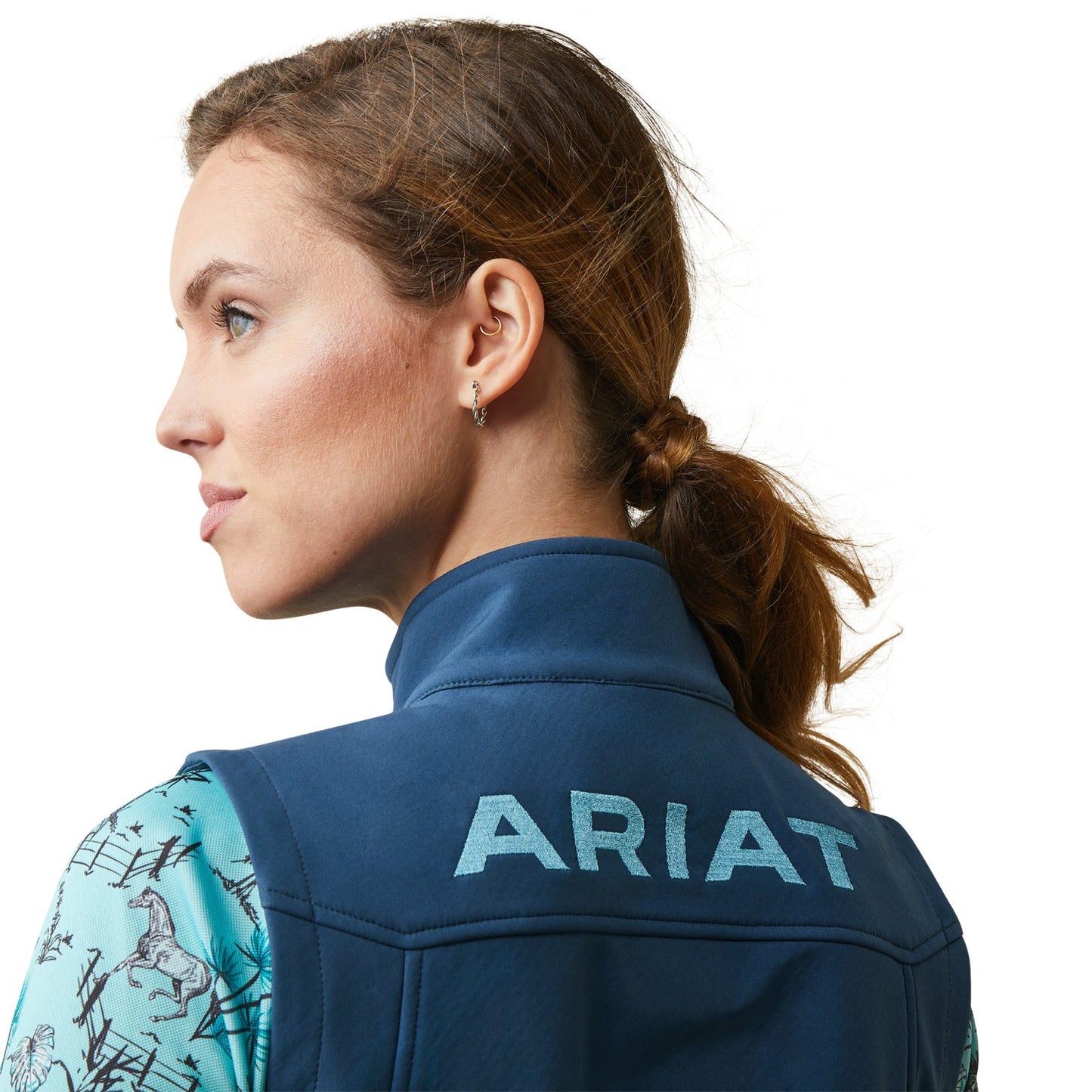 Ariat Chaleco Softshell New Team para mujer