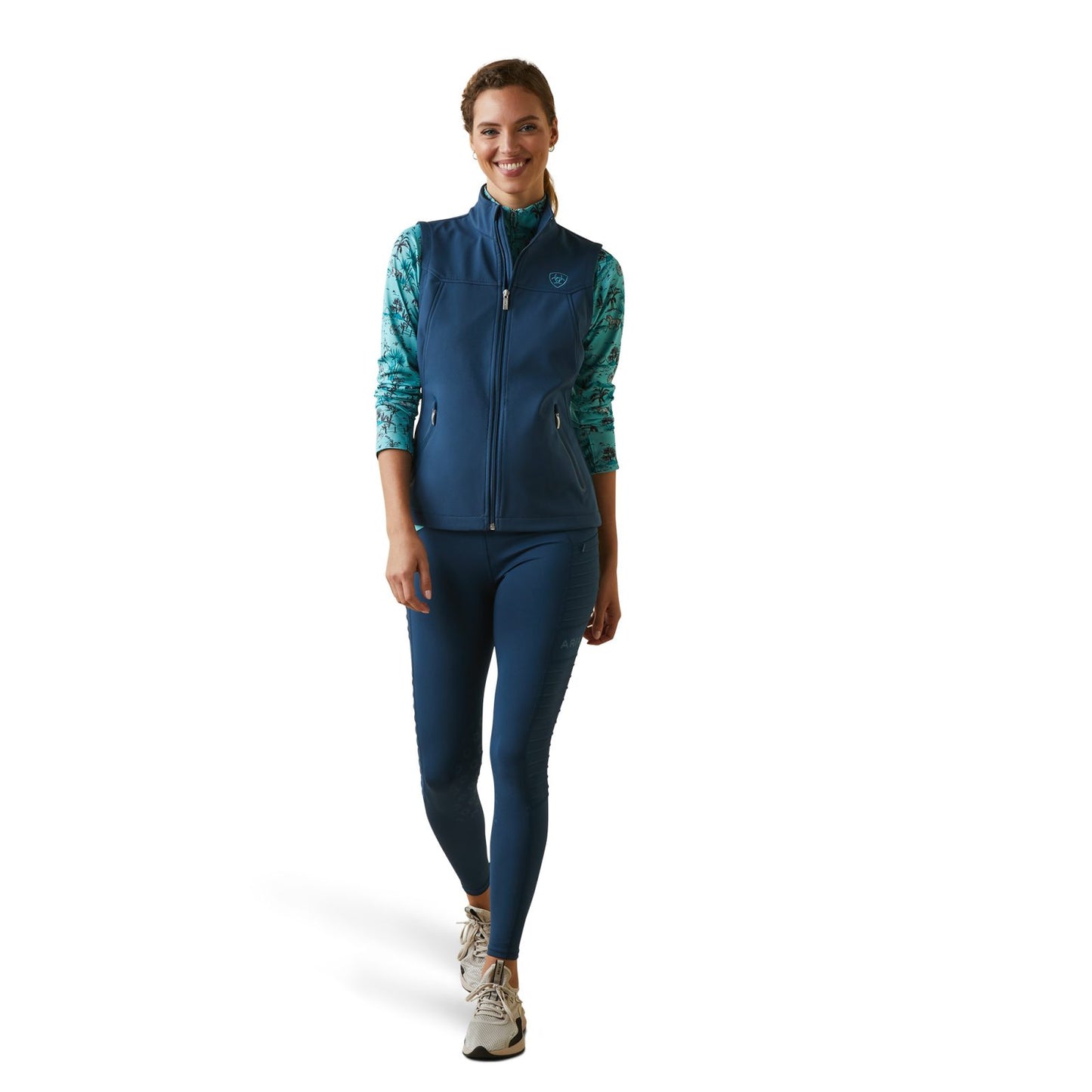 Ariat Chaleco Softshell New Team para mujer