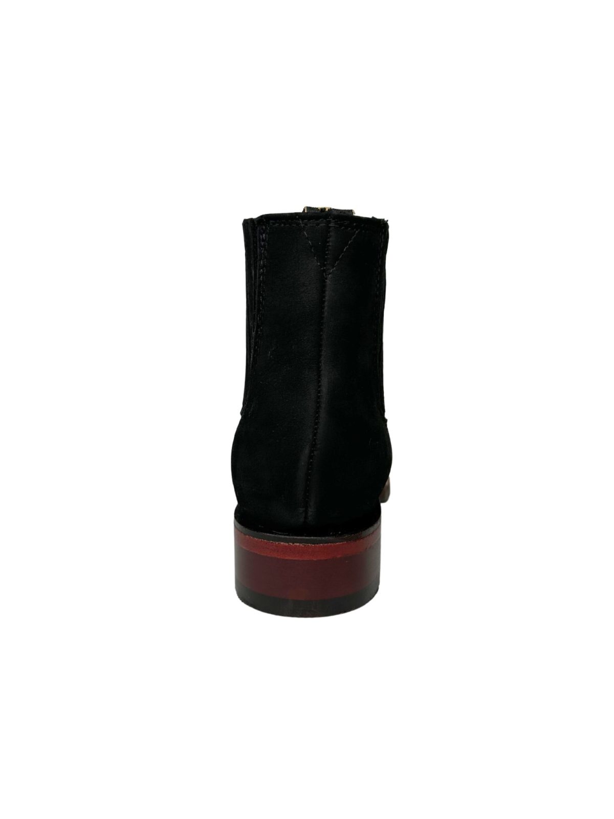 Wild West Men’s Nobuk Black Square Toe Short Boot