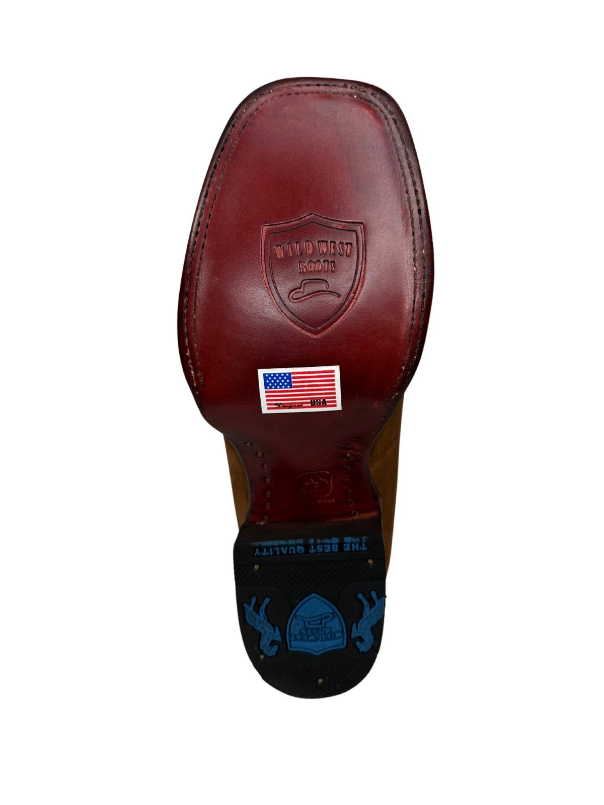 Wild West Men’s Nobuk Chedron Square Toe Short Boot