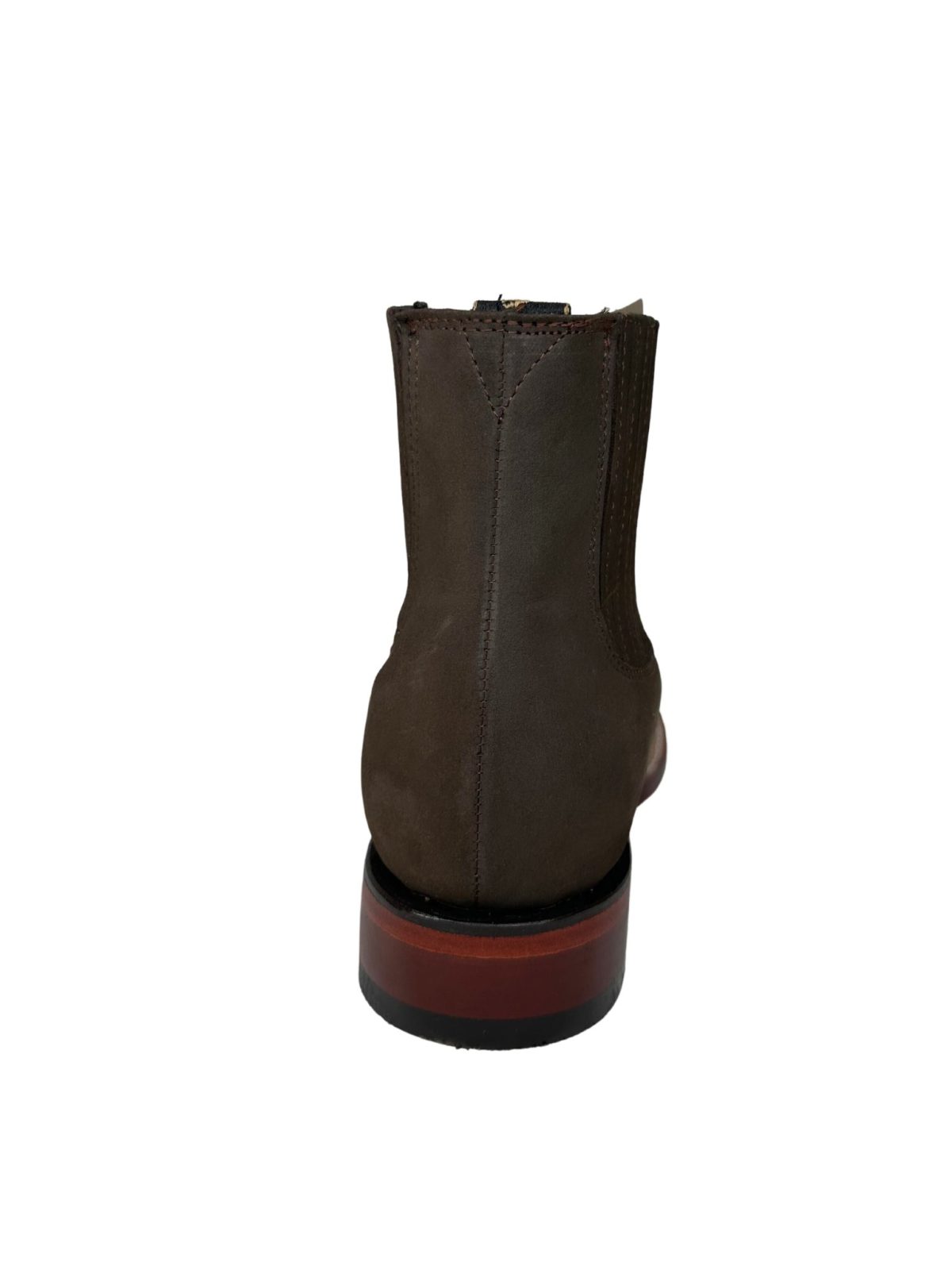 Wild West Men’s Nobuk Tobacco Square Toe Short Boot