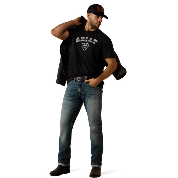 Ariat Men's Stipple Horizon T-Shirt - Black