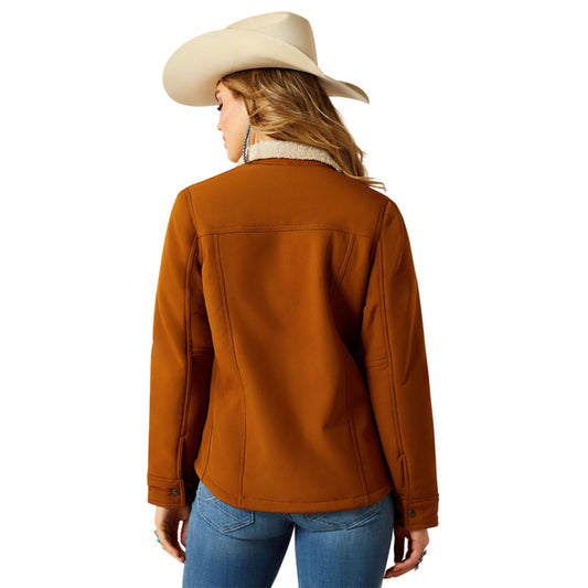 Ariat Women's Berber Back Softshell Jacket - Chestnut Horse