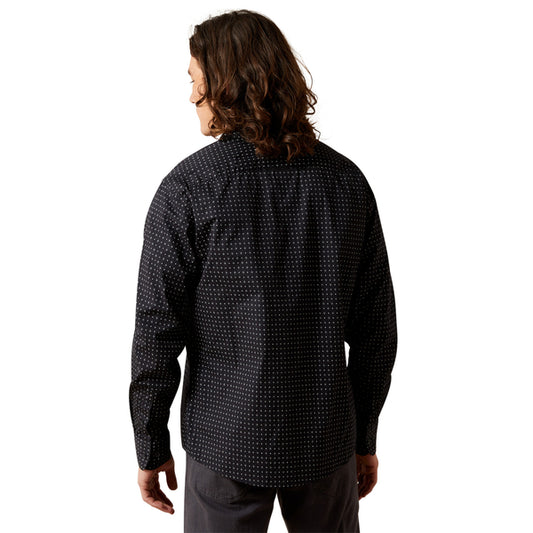 Men's Ariat McClain Modern Fit Shirt - Black