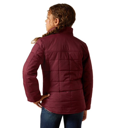 Girl's Ariat Crius Jacket - Windsor Wine