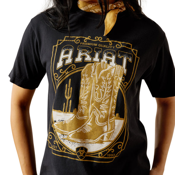 Ariat Women’s Boot Cloche Black T-Shirt