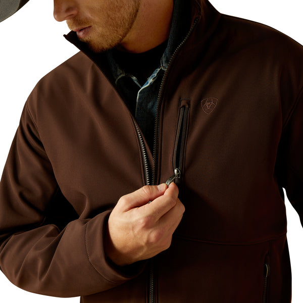 Ariat Men's Logo Softshell Jacket - Brown