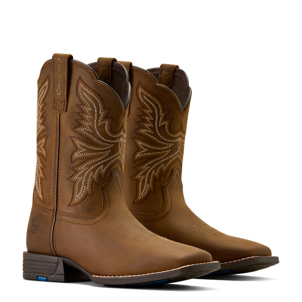 Ariat Kid's Westwood Wide Square Toe Boot - Brown