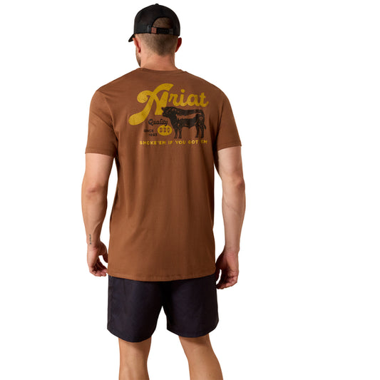 Ariat Men's BBQ Smoke T-Shirt - Brown