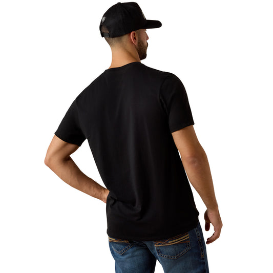 Ariat Men's Barn Shield Short Sleeve T-Shirt - Black