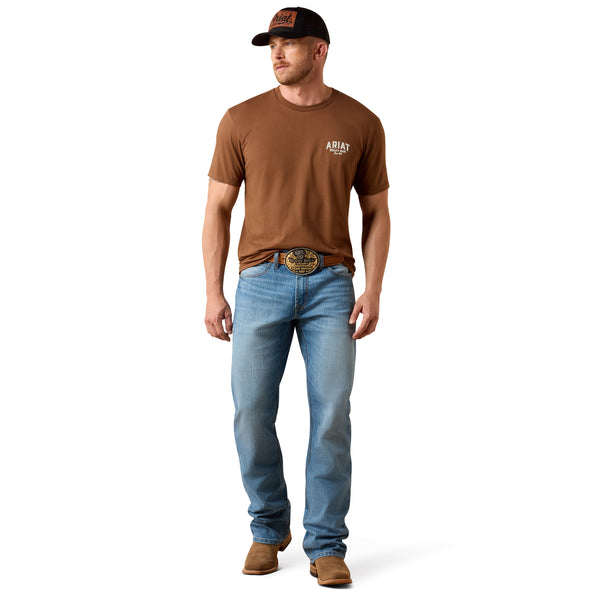 Ariat Men's Quality Wood States T-Shirt - Brown