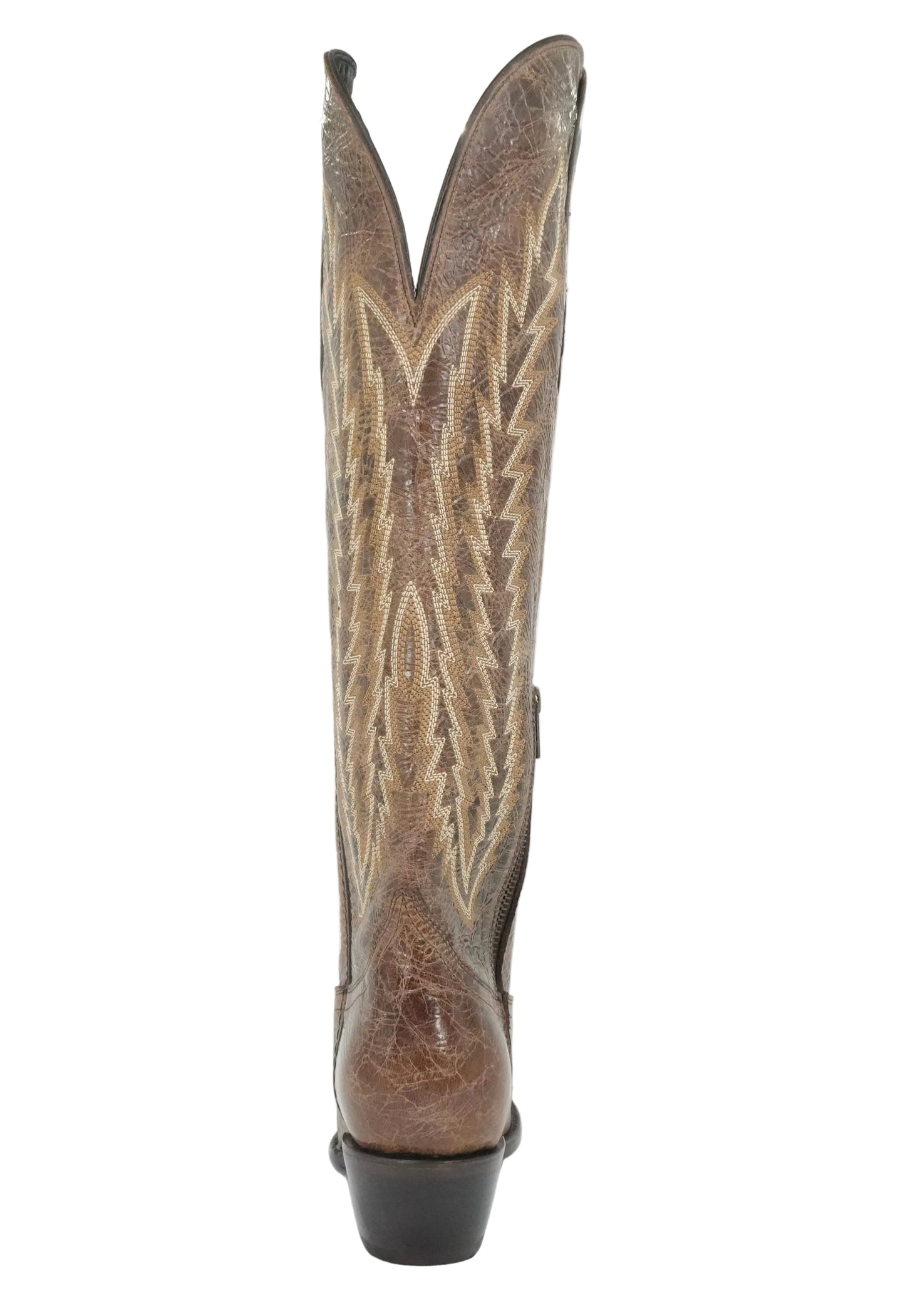 Rock'em Women's Gia Tall Wide Calf Snip Toe Boot - Rustic Brown