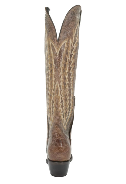 Rock'em Women's Gia Tall Wide Calf Snip Toe Boot - Rustic Brown