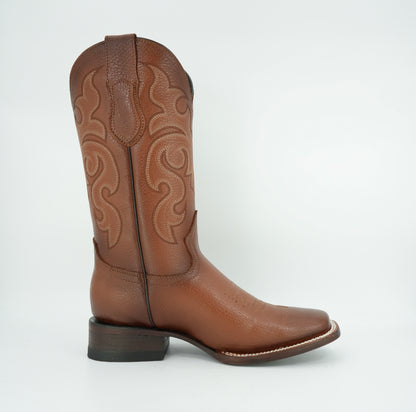 Vaquero Signature Women’s Brown Wide Square Toe Boot