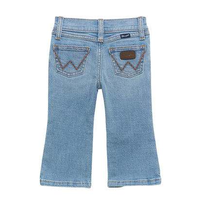 Infant & Toddler's Wrangler Stitched Pocket Light Blue Jean (0/3M-4T)