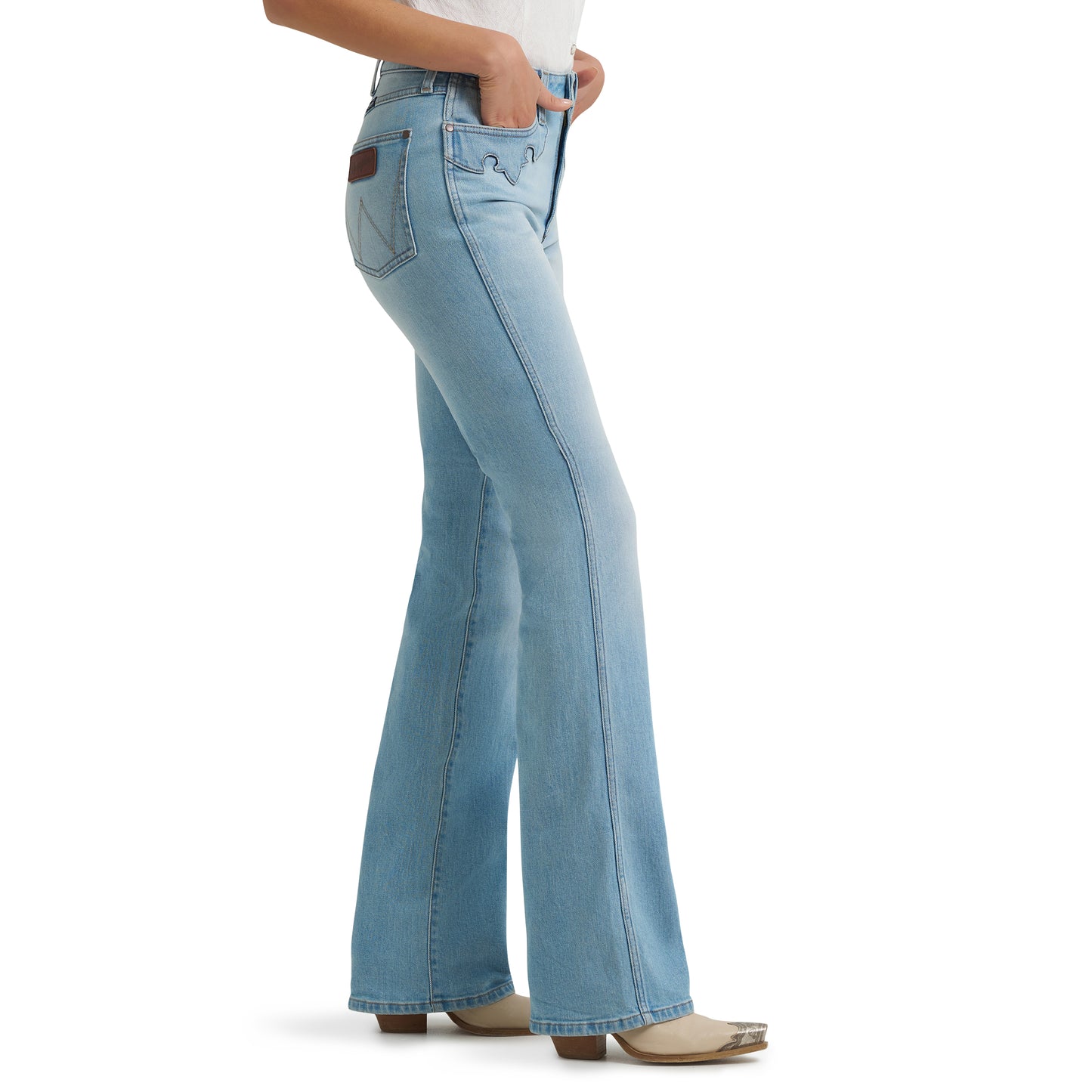 Wrangler Women's Retro Bailey High Rise Embellished Bootcut Jean - Aubrielle