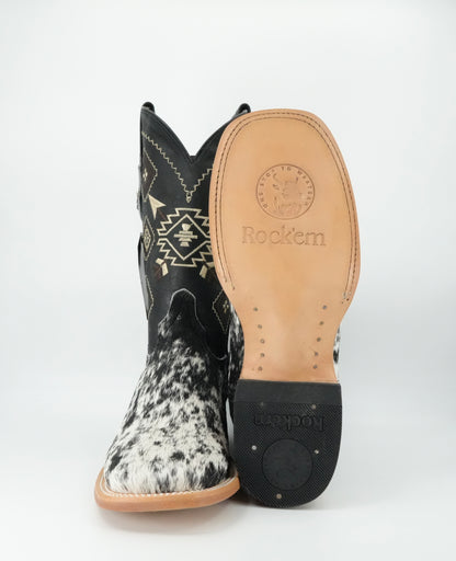 Rock'em Men's Cow Hair Boots Size 7 *AS SEEN ON IMAGE*