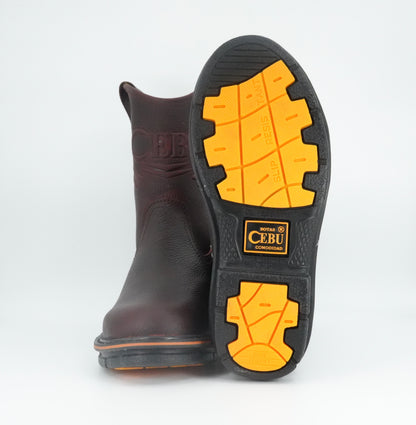 Cebu Men's Max Round Toe Work Boot - Shedron