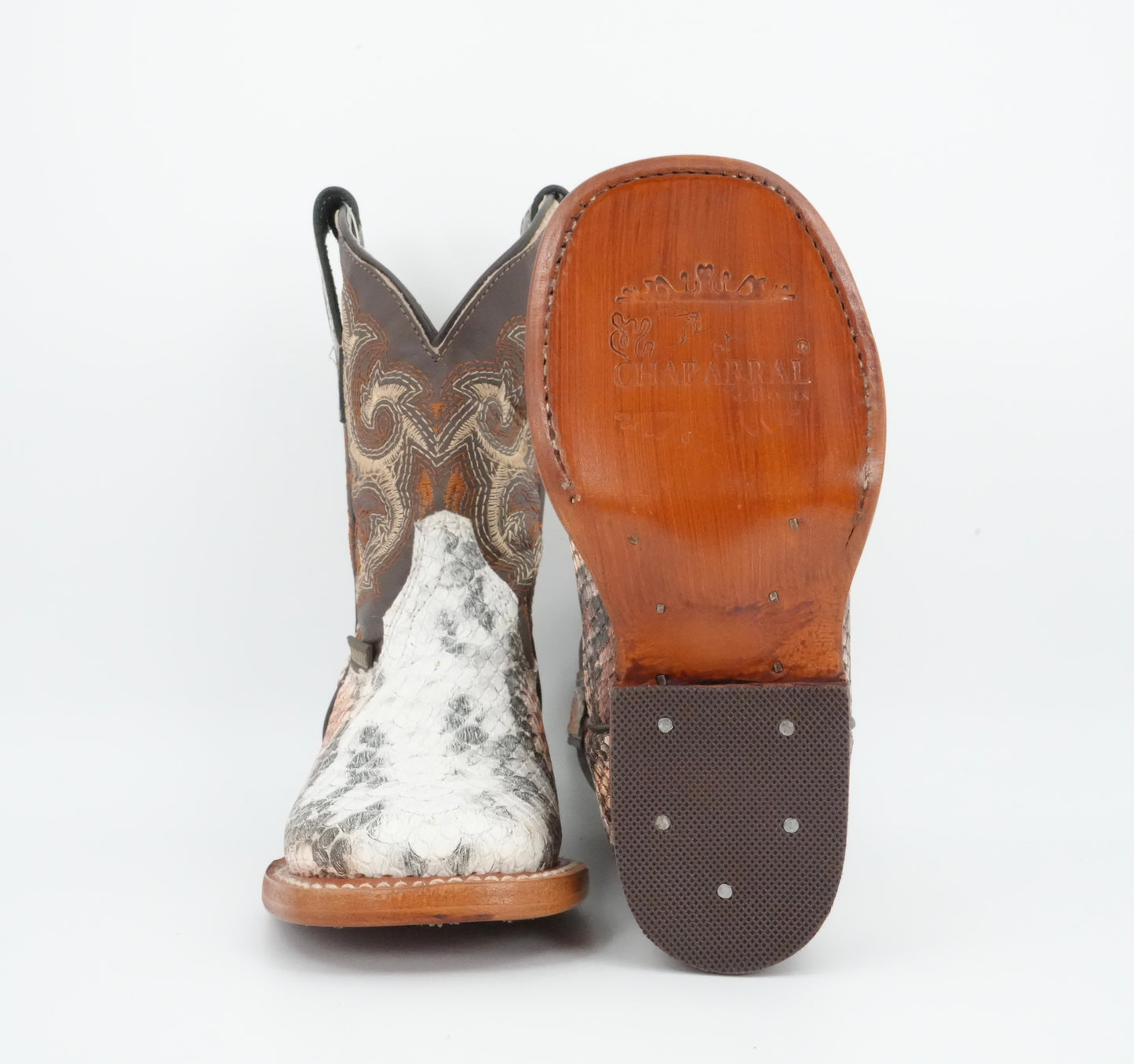 Chaparral Kid’s Python Print Natural/Honey Boot