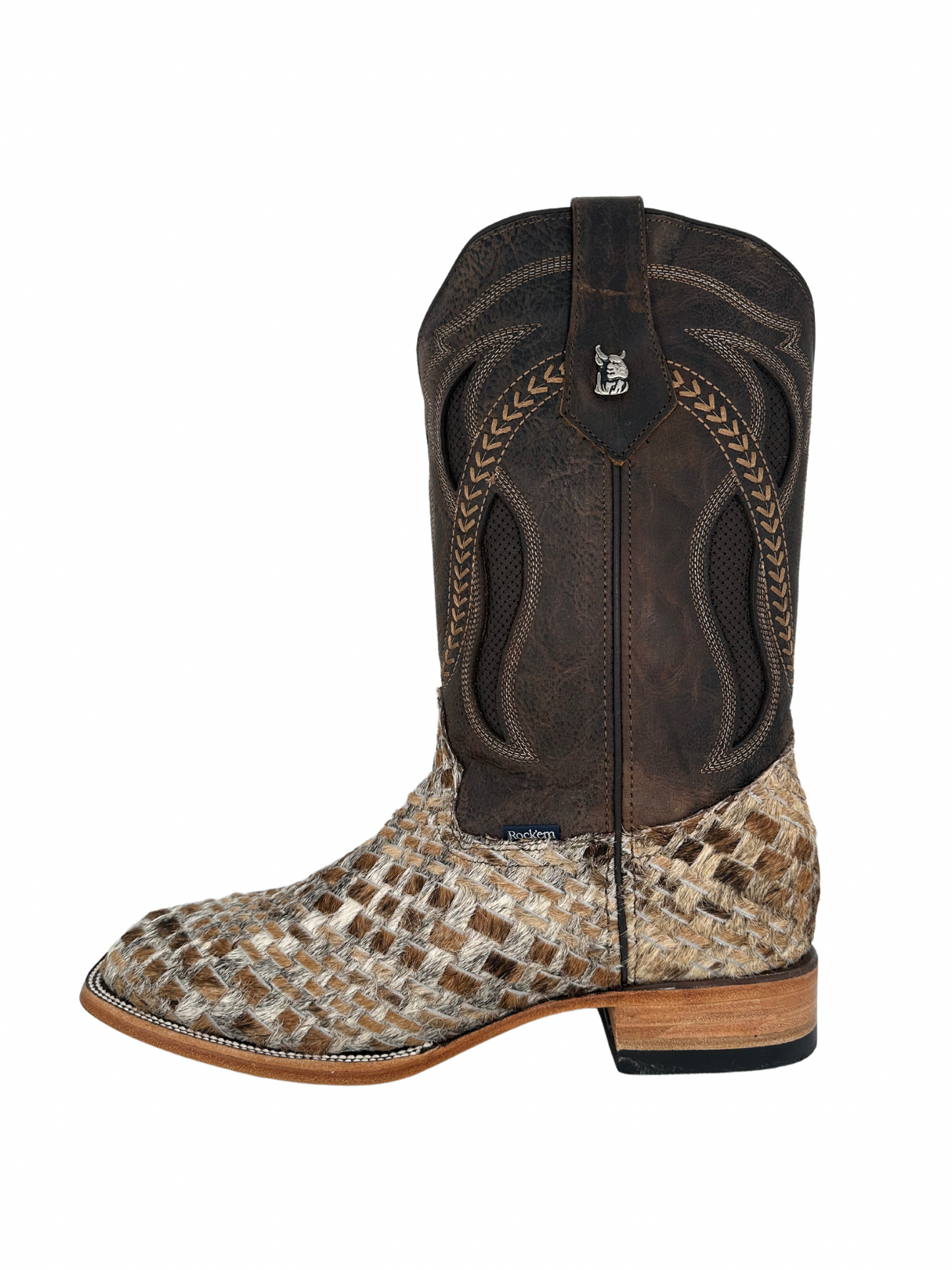 Rock'em Men's Petatillo Cow Hair Boots Size 10.5 *AS SEEN ON IMAGE*