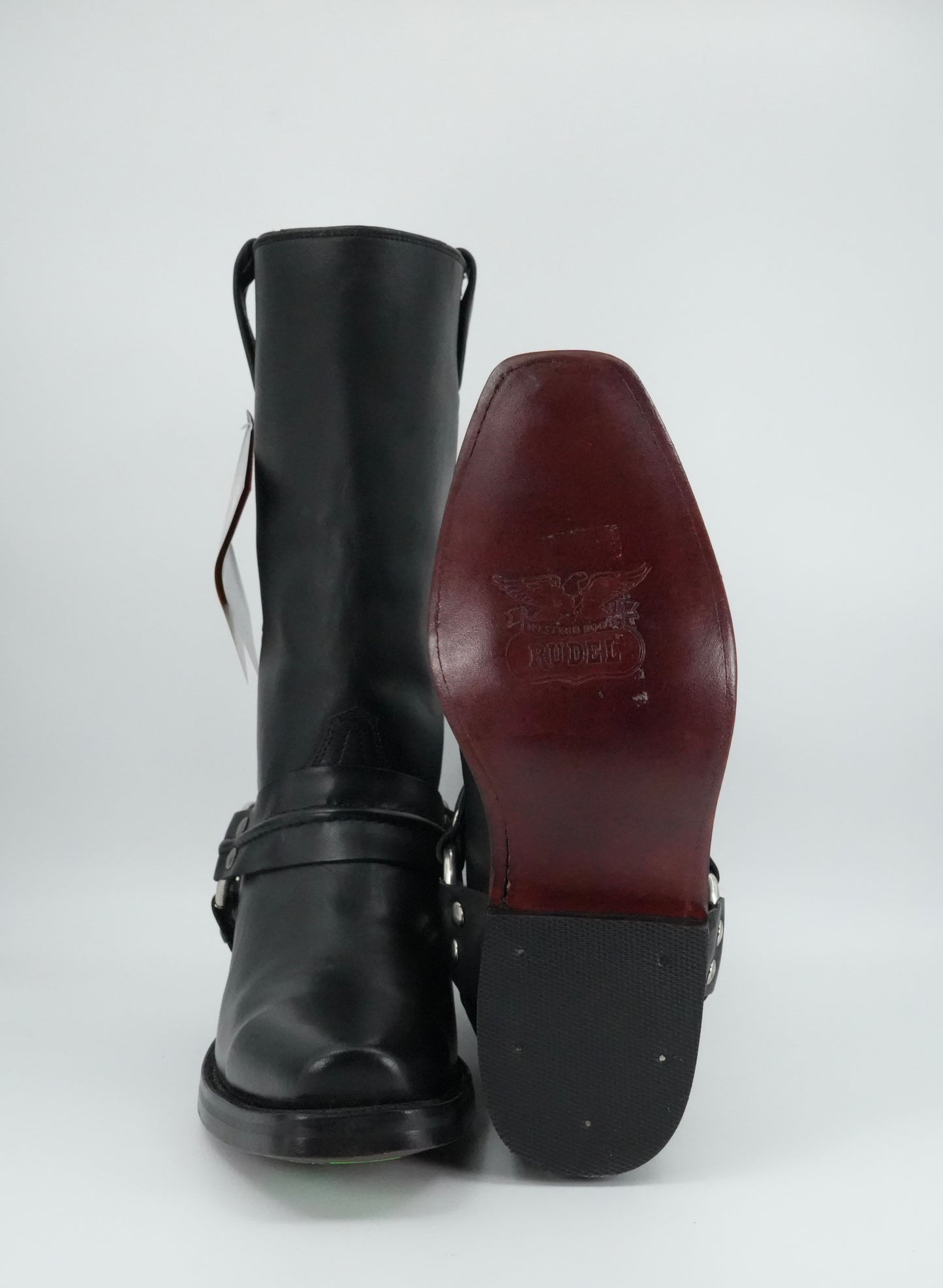 Rudel Men's Black Trompa De Puerco Semi Square Toe Boot