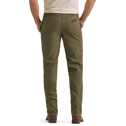 Vaqueros de corte slim con corte estilo vaquero y piedra áspera de Wrangler