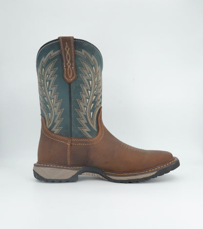 Cebu Men's Tundra Square Toe Work Boot - Roble Tan