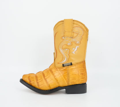 Alamos Toddler Buttercup Imitation Caiman Tail Boot