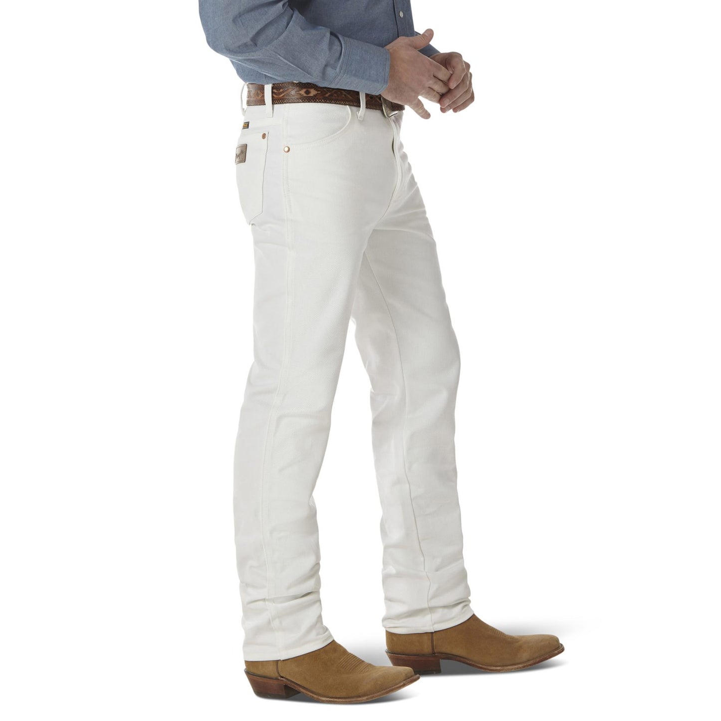 Wrangler Cowboy Cut White Slim Fit Jean