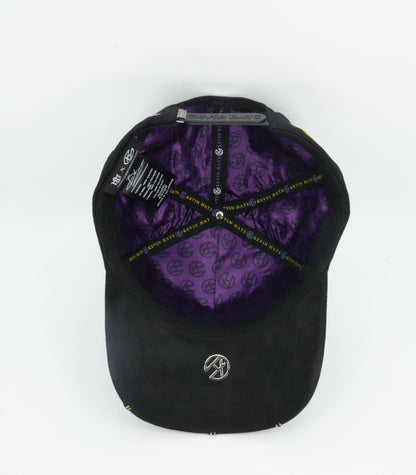 Kevin Hats LA Cupid Black/Yellow/Purple Design Cap