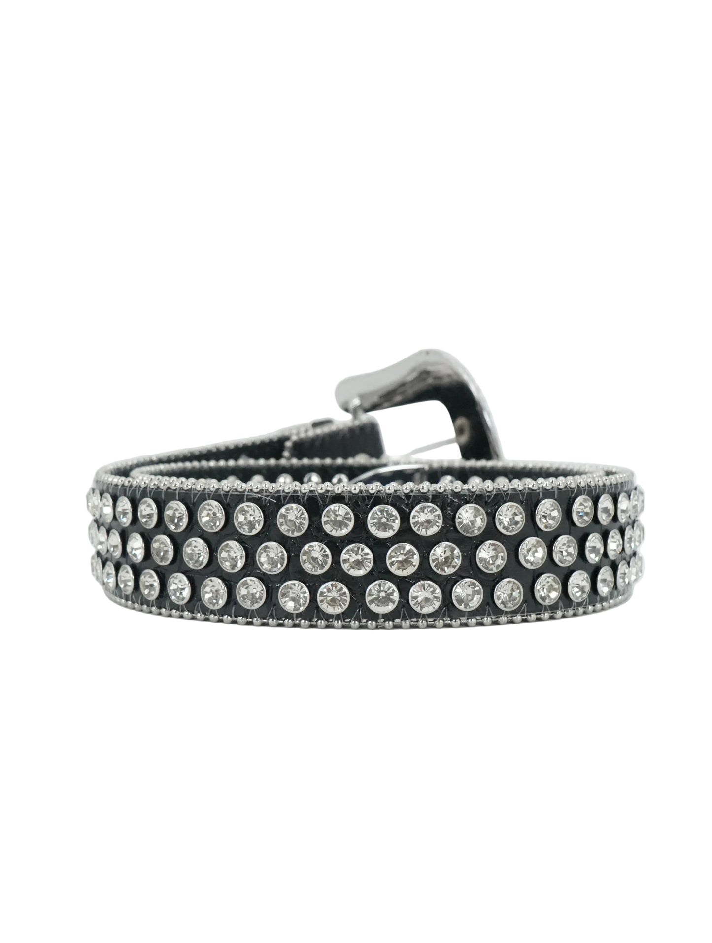 Nomad Black & Silver Beaded Belt