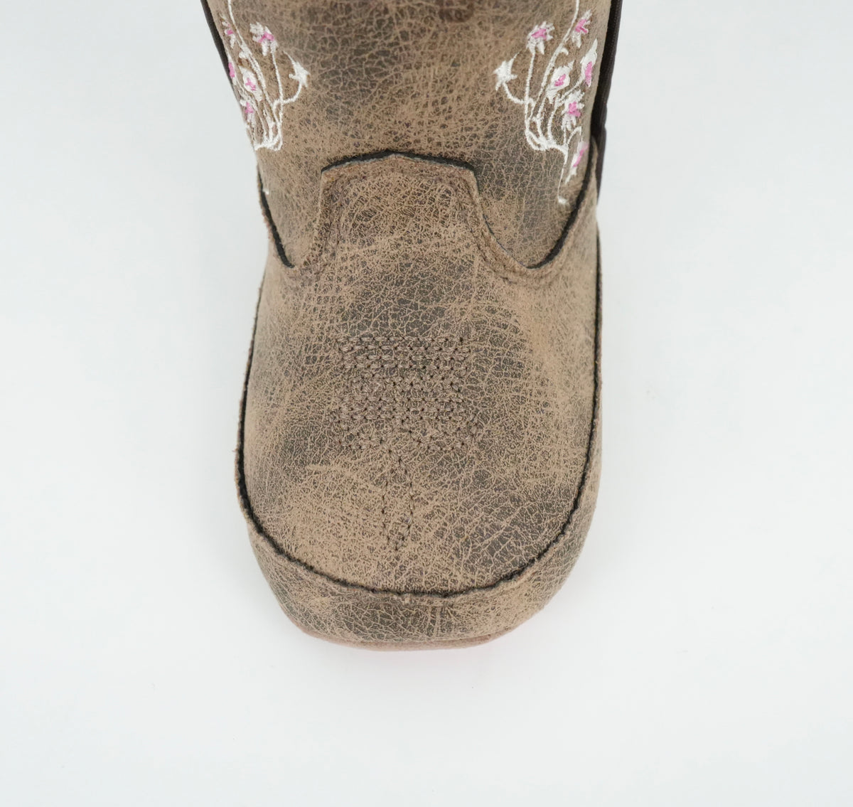 Twister Infant Lily Floral Brown Boot - Pink