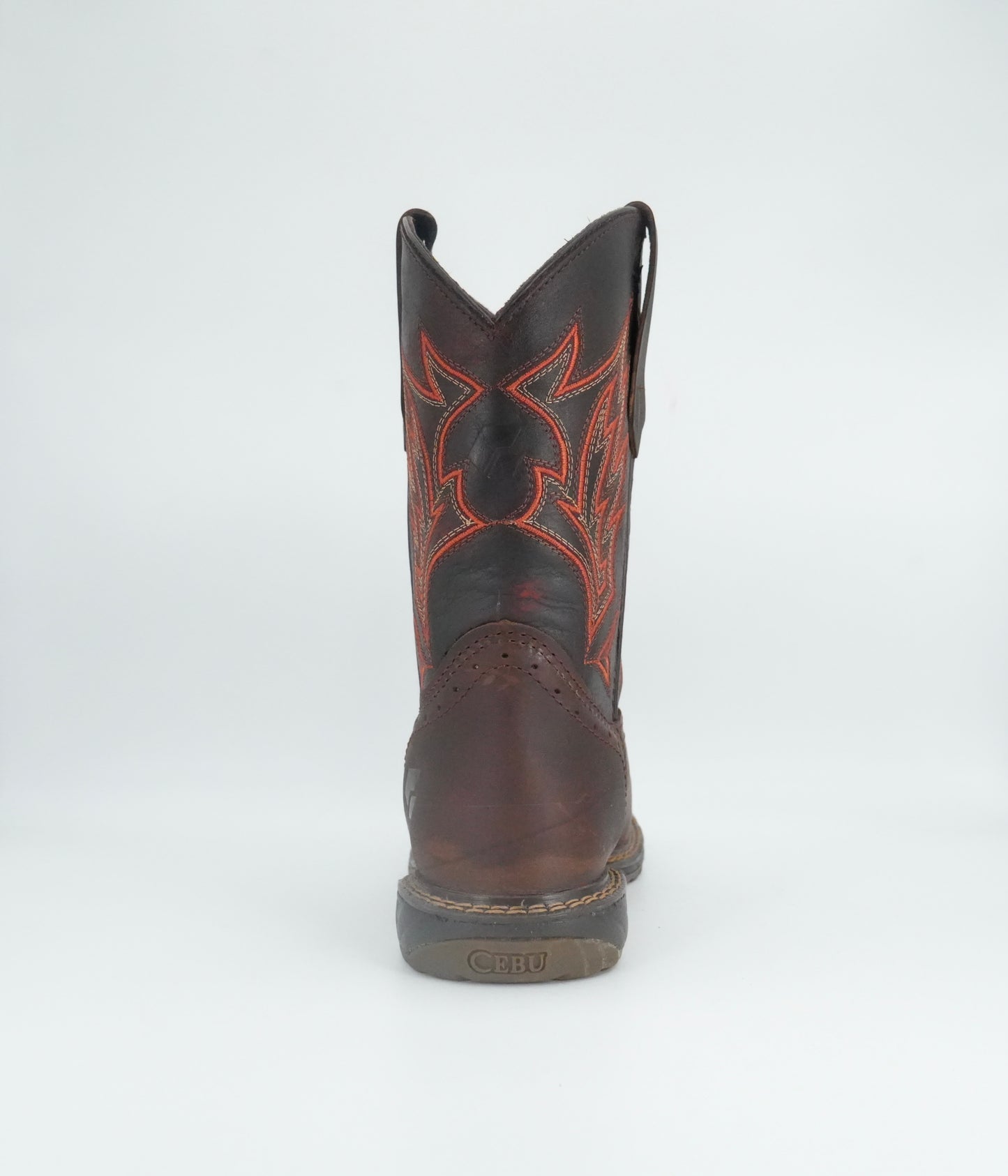 Cebu Men's Tonka Square Toe Work Boot - Brown