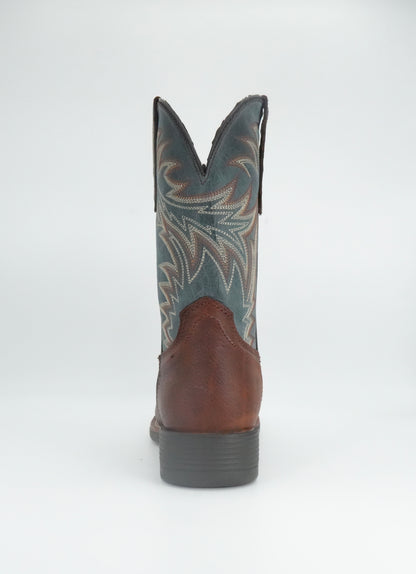 Cebu Men's Denali Square Toe Work Boot - Brown