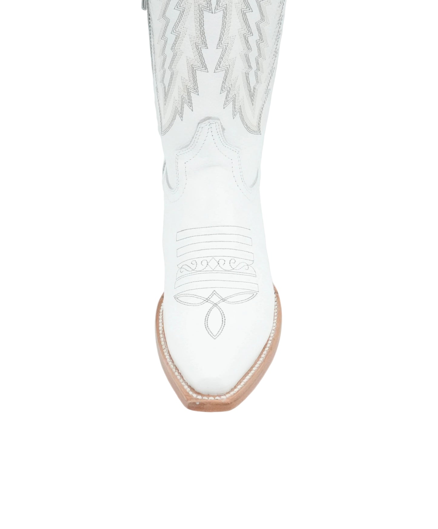 Rock'em Women's Valentina Tall Wide Calf Snip Toe Boot - White