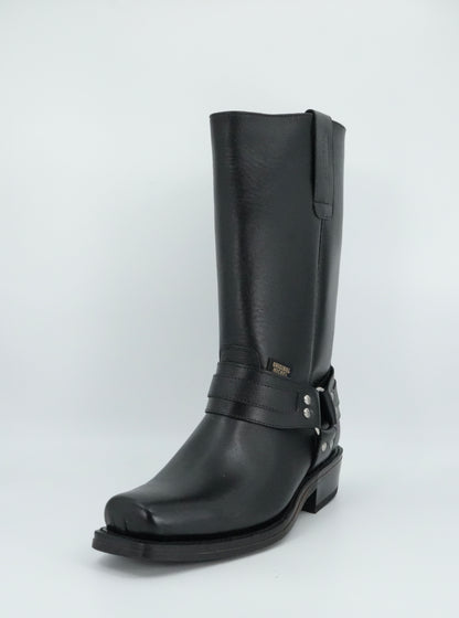 Original Michel Men's Black Trompa De Puerco Semi Square Toe Boot