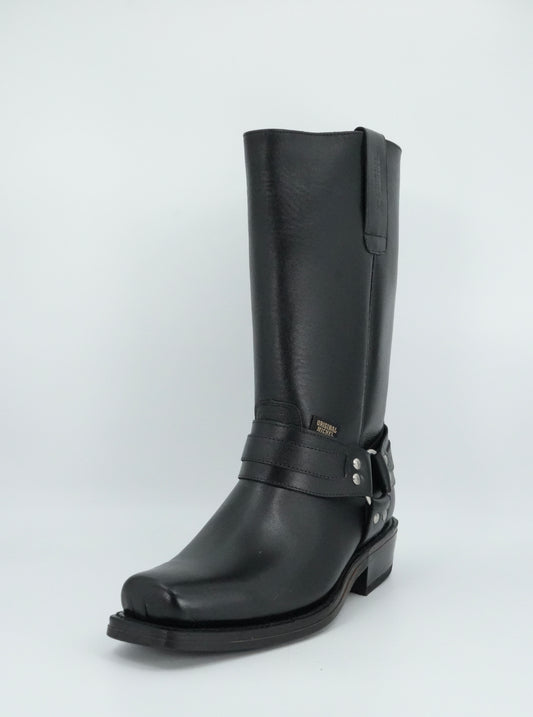 Original Michel Men's Black Trompa De Puerco Semi Square Toe Boot