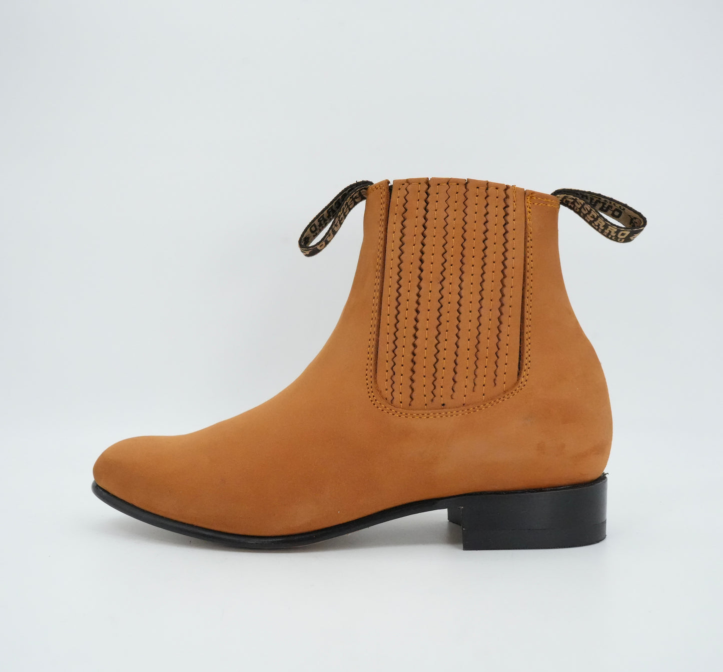 Besserro Kid's Nobuck Charro Short Boot - Shedron